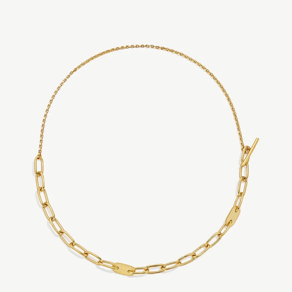 Soko Delicate Ellipse Collar Necklace